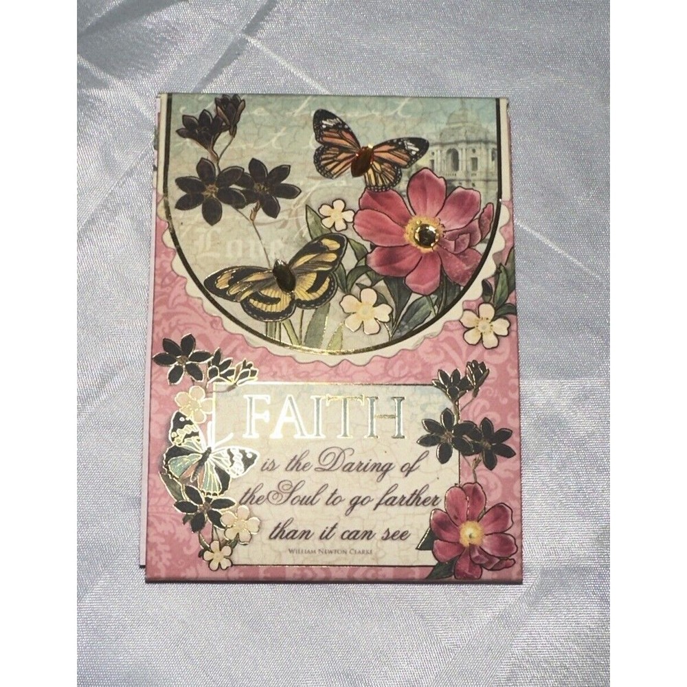 Punch Studio The Gifted Line Jeweled Embellished Magnetic Closure Note Pad New